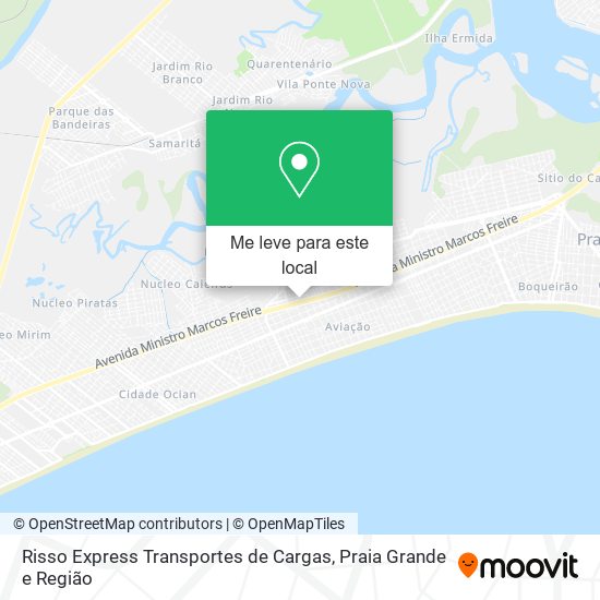 Risso Express Transportes de Cargas mapa