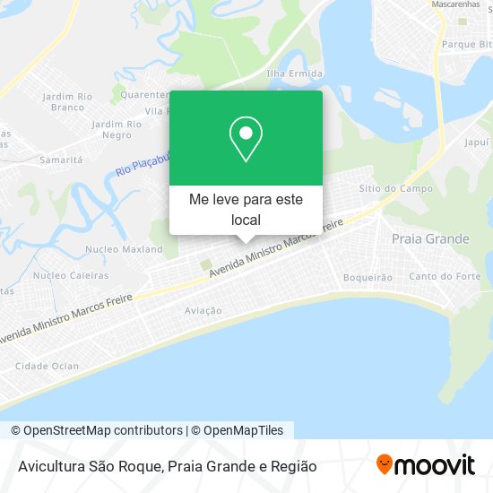 Avicultura São Roque mapa