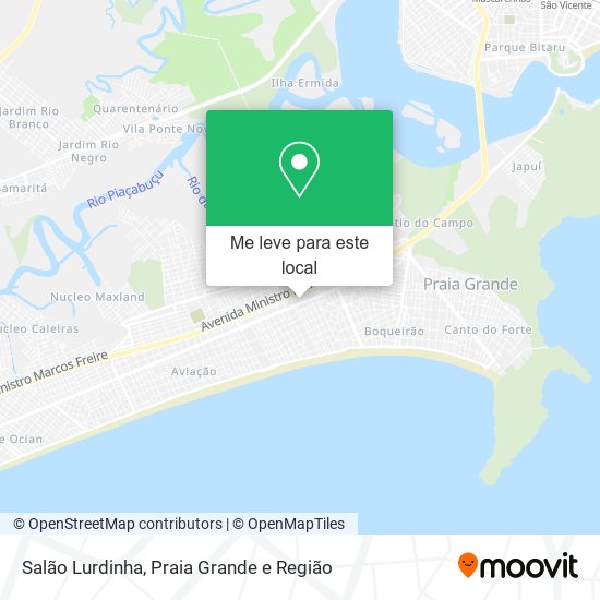 Salão Lurdinha mapa