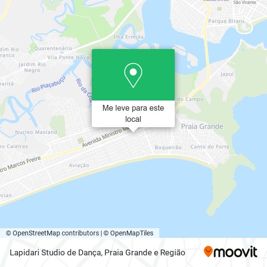 Lapidari Studio de Dança mapa