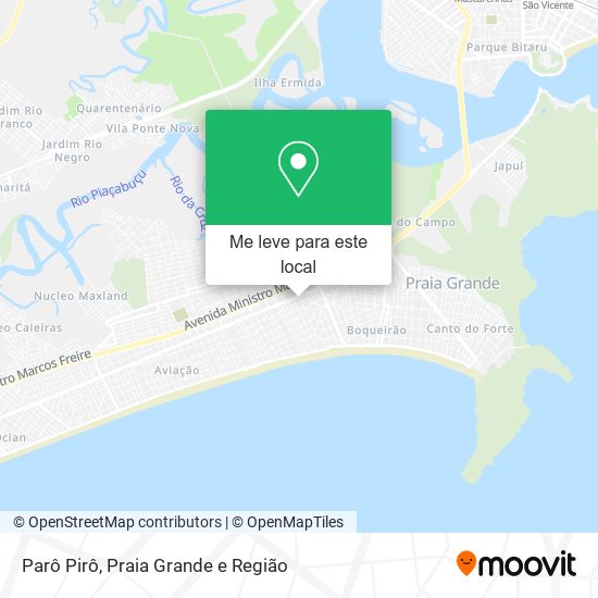 Parô Pirô mapa