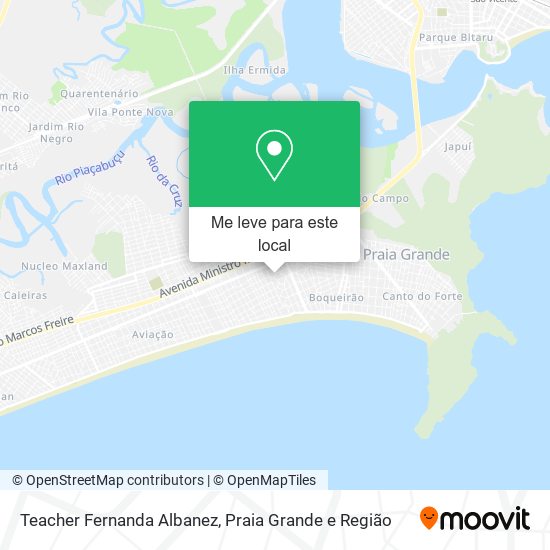 Teacher Fernanda Albanez mapa