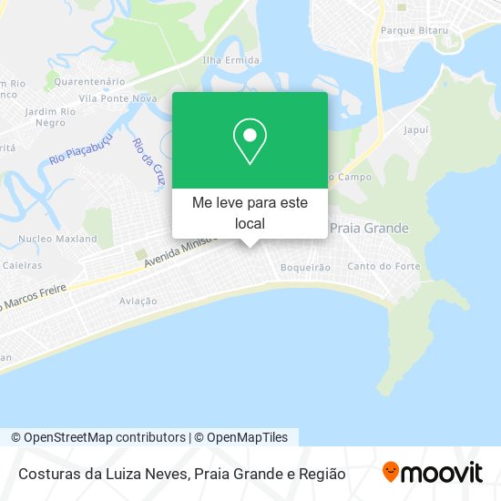 Costuras da Luiza Neves mapa