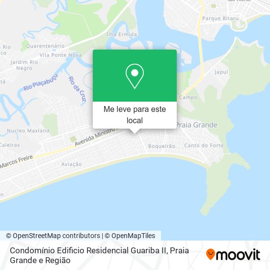Condomínio Edificio Residencial Guariba II mapa