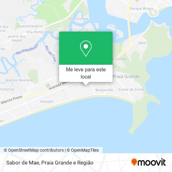Sabor de Mae mapa