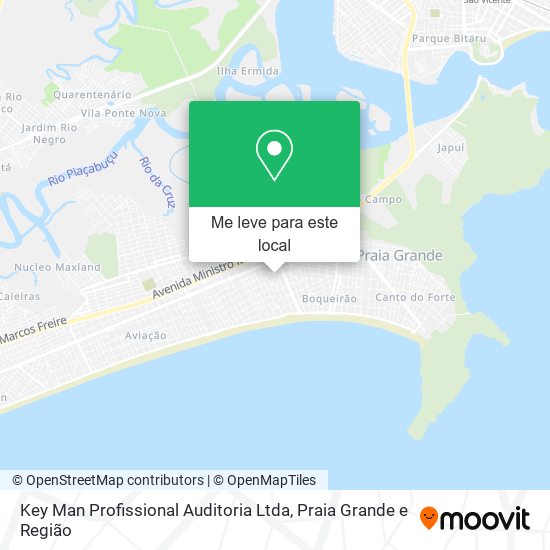 Key Man Profissional Auditoria Ltda mapa