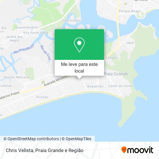 Chris Velista mapa