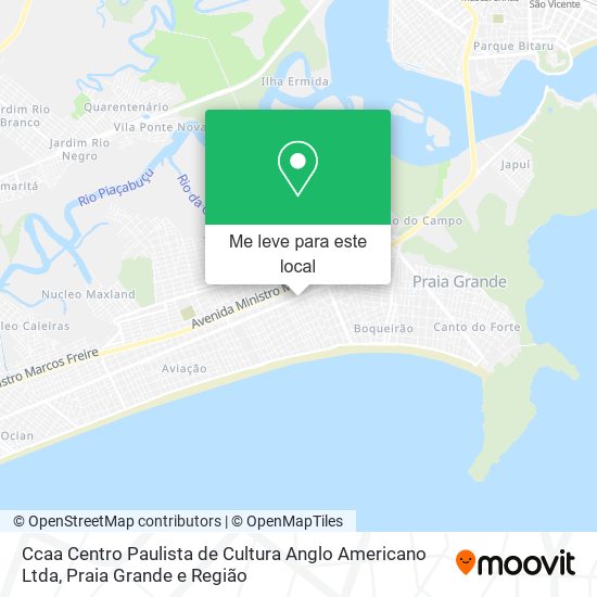 Ccaa Centro Paulista de Cultura Anglo Americano Ltda mapa