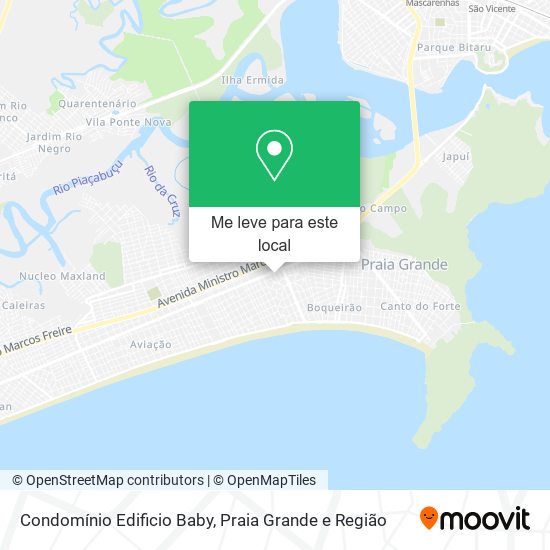 Condomínio Edificio Baby mapa