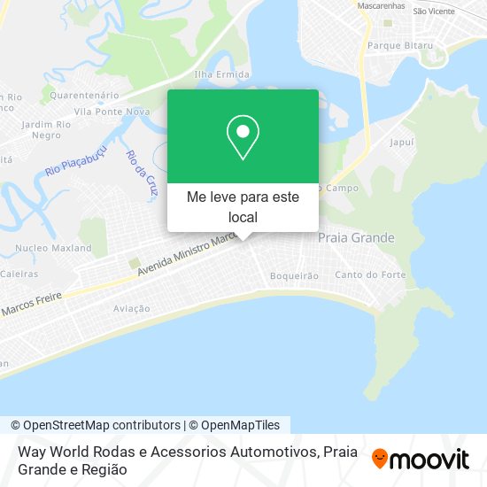 Way World Rodas e Acessorios Automotivos mapa