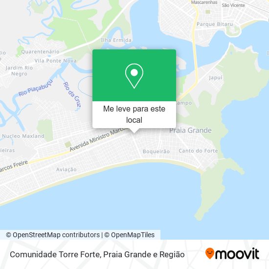 Comunidade Torre Forte mapa