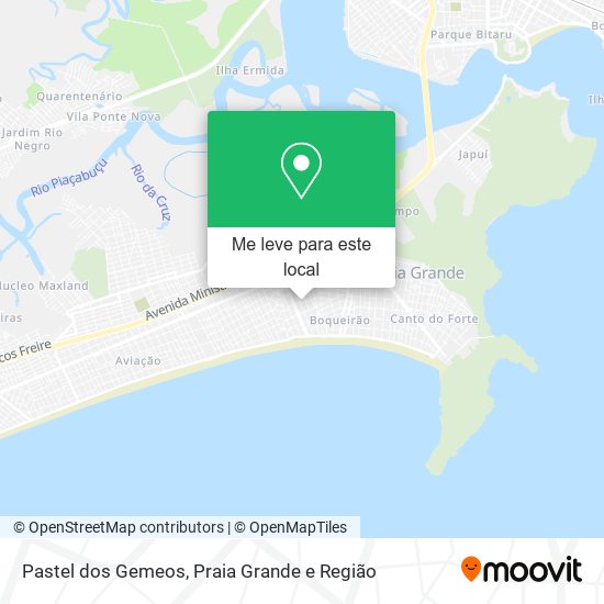 Pastel dos Gemeos mapa