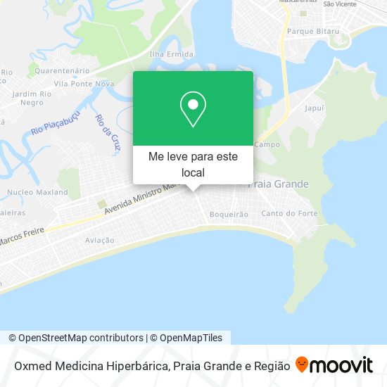 Oxmed Medicina Hiperbárica mapa