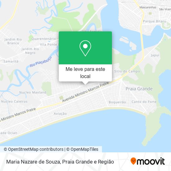 Maria Nazare de Souza mapa