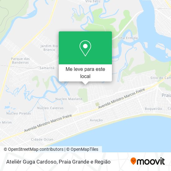 Ateliêr Guga Cardoso mapa