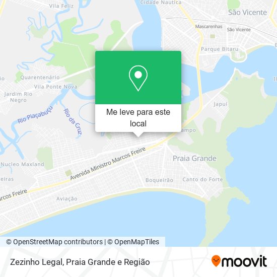 Zezinho Legal mapa