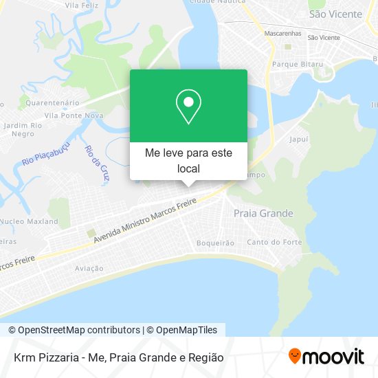 Krm Pizzaria - Me mapa