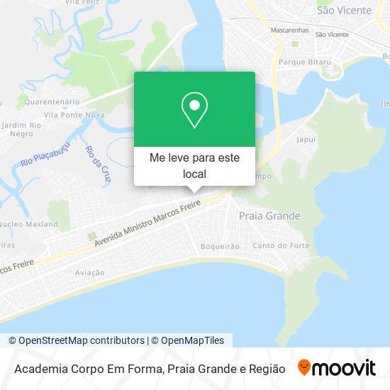 Academia Corpo Em Forma mapa