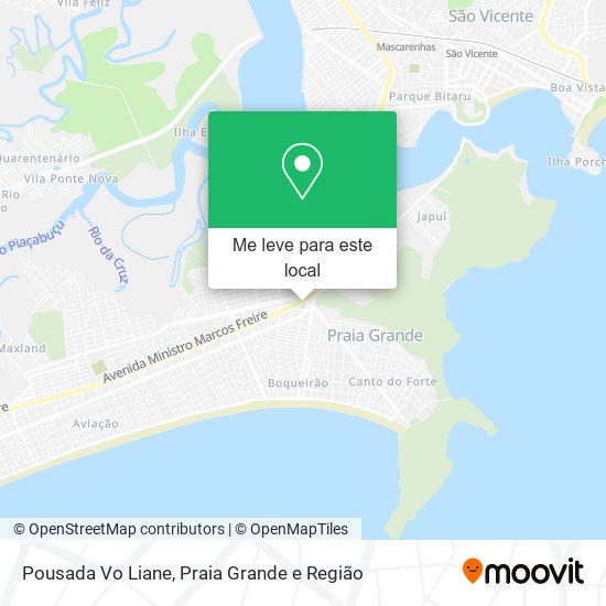 Pousada Vo Liane mapa