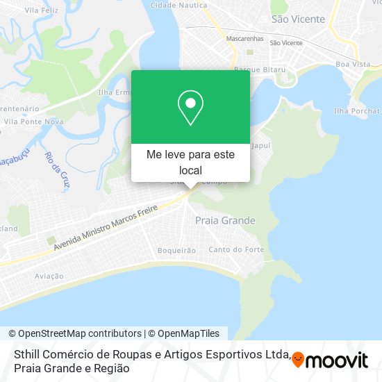 Sthill Comércio de Roupas e Artigos Esportivos Ltda mapa