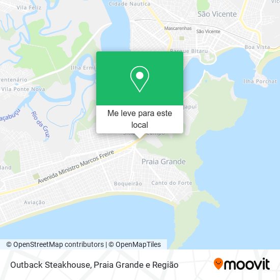 Outback Steakhouse mapa