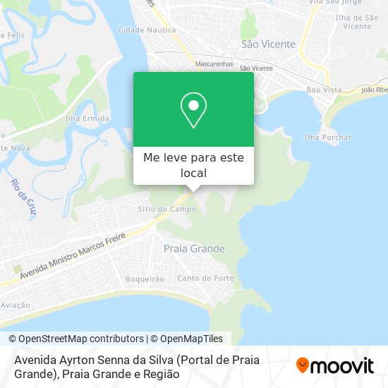 Avenida Ayrton Senna da Silva (Portal de Praia Grande) mapa