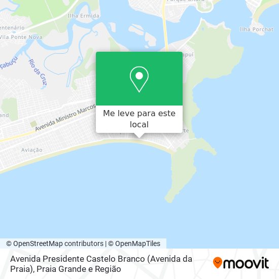 Avenida Presidente Castelo Branco (Avenida da Praia) mapa