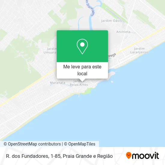 R. dos Fundadores, 1-85 mapa