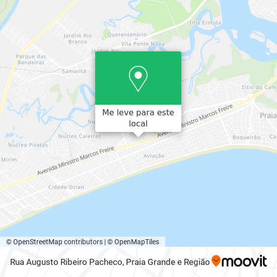 Rua Augusto Ribeiro Pacheco mapa