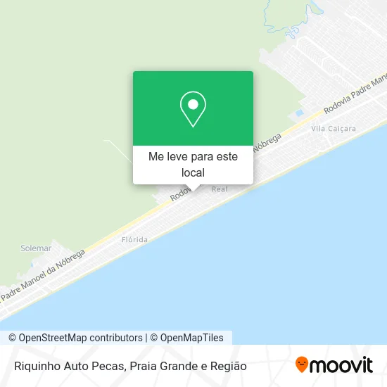 Riquinho Auto Pecas mapa