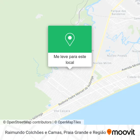 Raimundo Colchões e Camas mapa