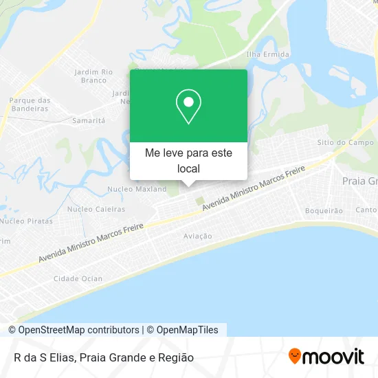 R da S Elias mapa