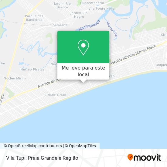 Vila Tupi mapa