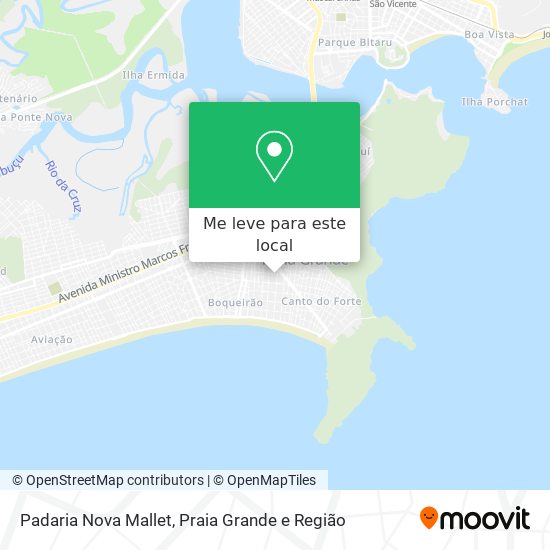 Padaria Nova Mallet mapa