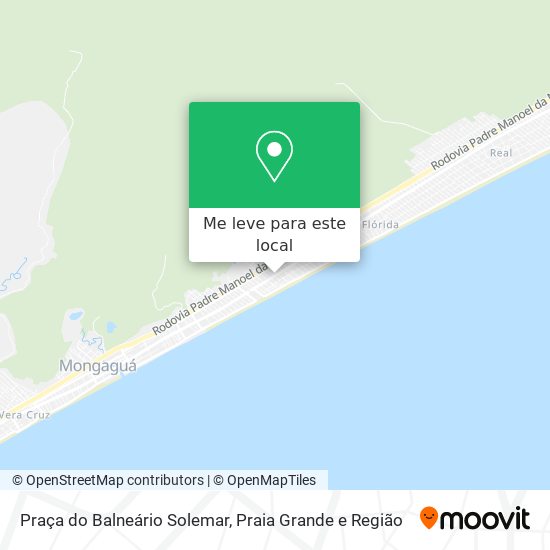 Praça do Balneário Solemar mapa