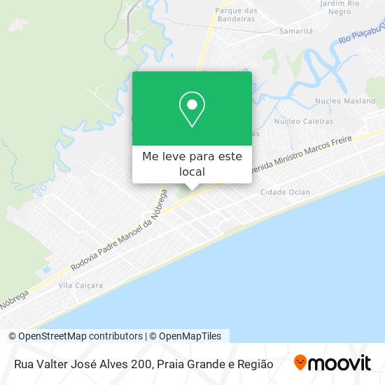 Rua Valter José Alves 200 mapa