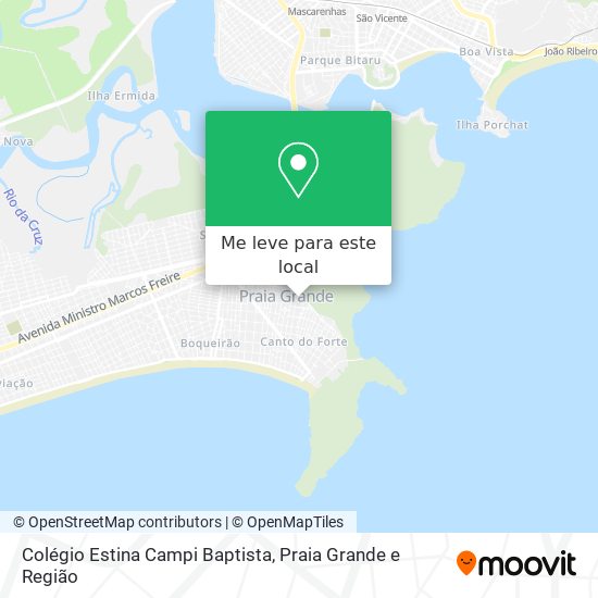 Colégio Estina Campi Baptista mapa
