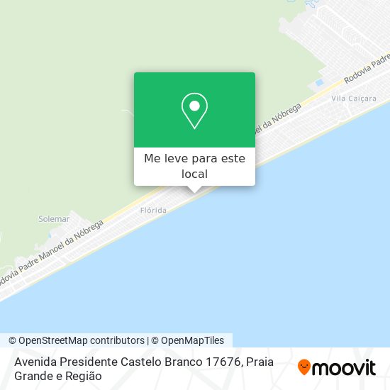 Avenida Presidente Castelo Branco 17676 mapa