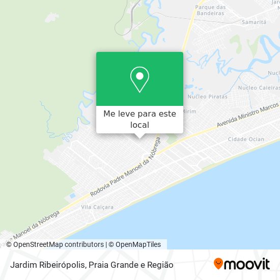 Jardim Ribeirópolis mapa