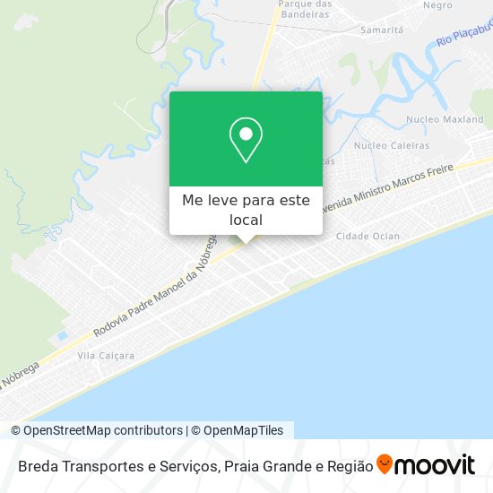 Breda Transportes e Serviços mapa