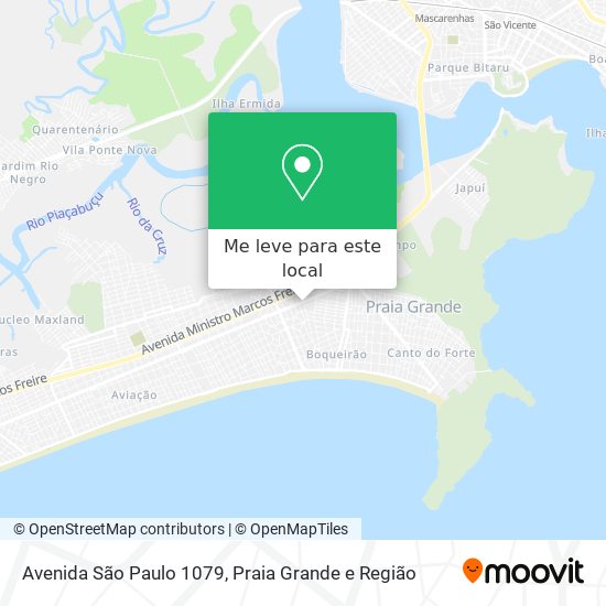 Avenida São Paulo 1079 mapa