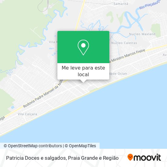 Patricia Doces e salgados mapa