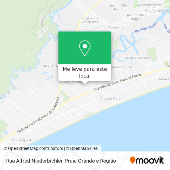 Rua Alfred Niederbichler mapa