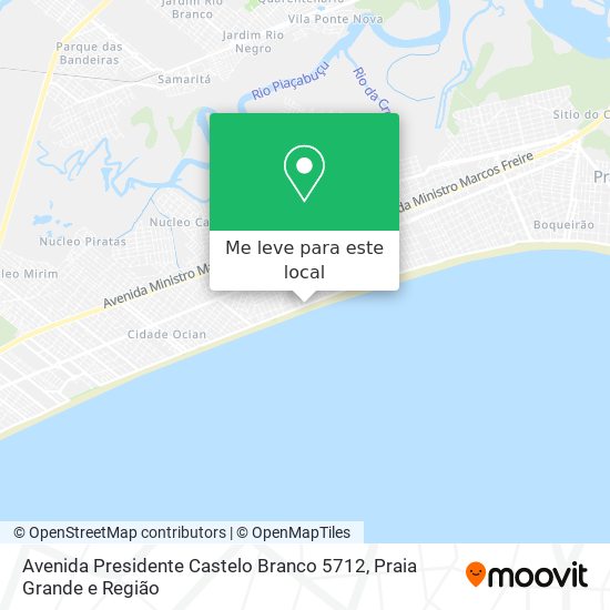 Avenida Presidente Castelo Branco 5712 mapa