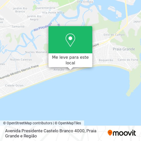 Avenida Presidente Castelo Branco 4000 mapa
