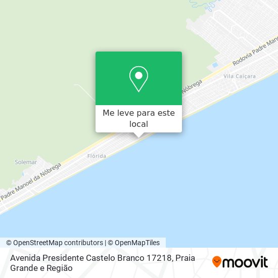 Avenida Presidente Castelo Branco 17218 mapa