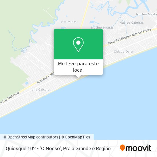 Quiosque 102 - "O Nosso" mapa