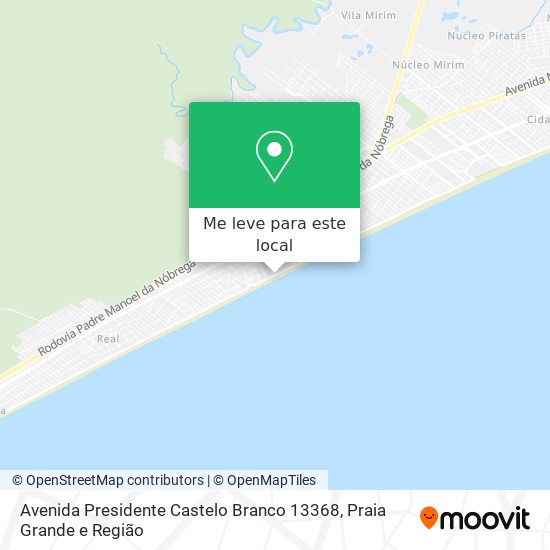 Avenida Presidente Castelo Branco 13368 mapa