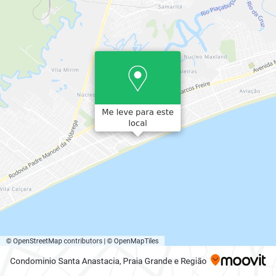 Condominio Santa Anastacia mapa