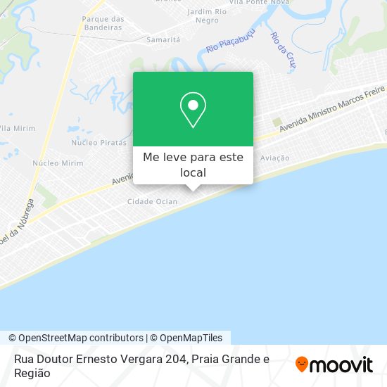 Rua Doutor Ernesto Vergara 204 mapa